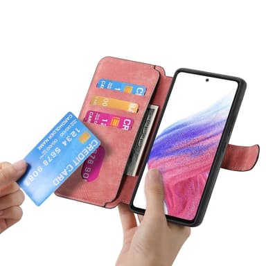 SKALO Samsung A56 5G CASENEO MW-03 Flip Cover - Pink