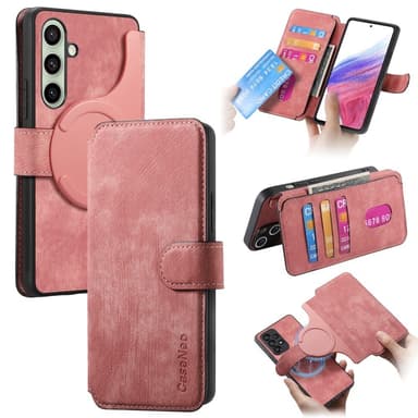 SKALO Samsung A56 5G CASENEO MW-03 Flip Cover - Pink