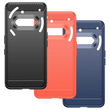 SKALO Nothing Phone (3a) 5G Armor Carbon Cover - Sort
