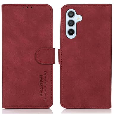 SKALO Samsung A56 5G KHAZNEH Flip Cover - Rød