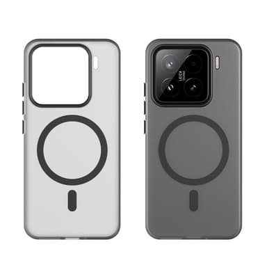 SKALO Xiaomi 15 Matte Translucent Hybrid Cover - Sort