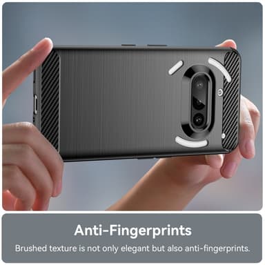 SKALO Nothing Phone (3a) 5G Armor Carbon Cover - Sort