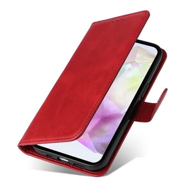 SKALO Samsung A36 5G PU-læder Flip Cover - Rød