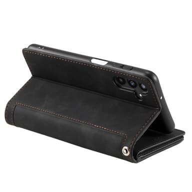 SKALO Samsung A36 5G Big Wallet 9-LOMMER Flip Cover - Sort