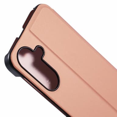 SKALO Samsung A36 5G Clear View Flip Cover - Rosa guld