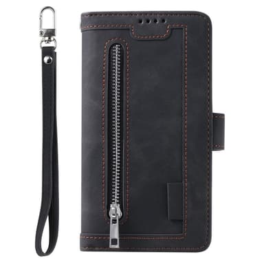 SKALO Samsung A36 5G Big Wallet 9-LOMMER Flip Cover - Sort