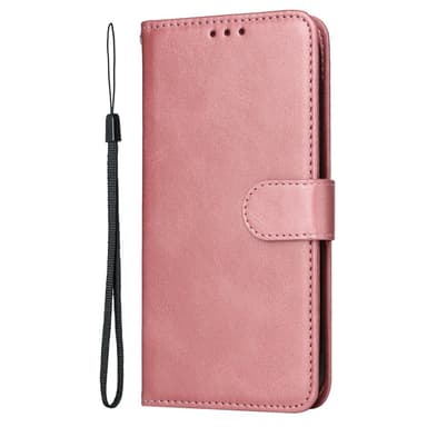 SKALO Motorola Moto G15 Power PU-læder Flip Cover - Pink