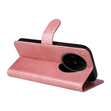 SKALO Motorola Moto G15 Power PU-læder Flip Cover - Pink
