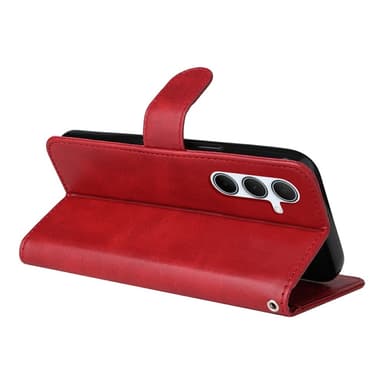 SKALO Samsung A36 5G PU-læder Flip Cover - Rød