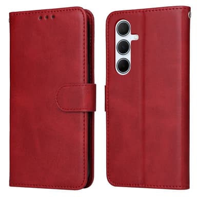 SKALO Samsung A36 5G PU-læder Flip Cover - Rød