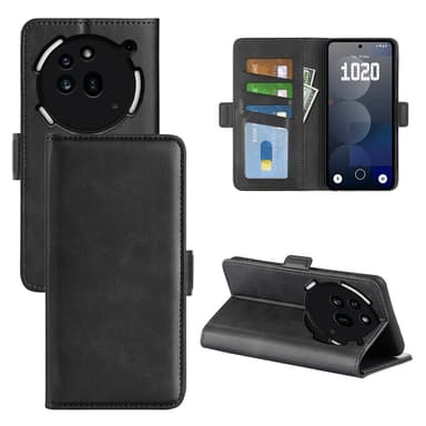 SKALO Nothing Phone (3a) Pro 5G Premium ID Flip Cover - Sort