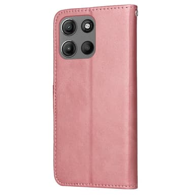 SKALO Motorola Moto G15 Power PU-læder Flip Cover - Pink