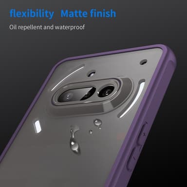 SKALO Nothing Phone (3a) 5G Color Bumper Frosted Cover - Lilla