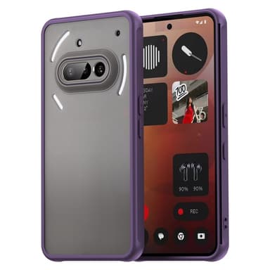SKALO Nothing Phone (3a) 5G Color Bumper Frosted Cover - Lilla