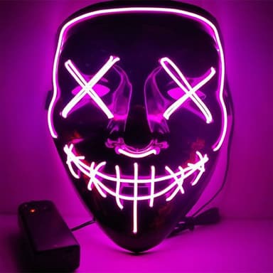 El wire purge led maske - Rosa