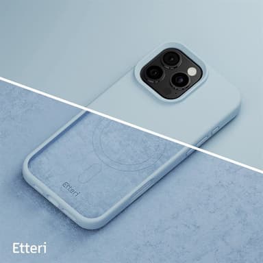 Etteri silikoneetui med MagSafe til iPhone 16 Pro - Lyseblå