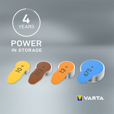 Varta 675 høreapparatsbatterier 7042217 (6-pk)