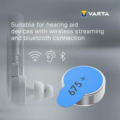 Varta 675 høreapparatsbatterier 7042217 (6-pk)