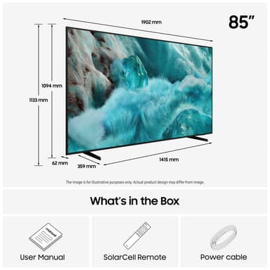 Samsung 85” Q7F 4K QLED Smart TV (2025)