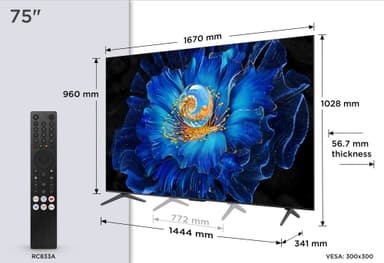 TCL 75" MQLED70K 4K MINI-LED TV (2025)