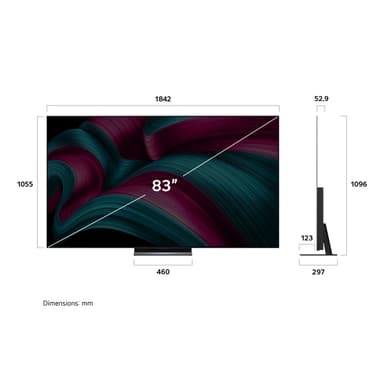 LG 83" C5 4K OLED evo TV (2025)