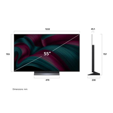 LG 55" C5 4K OLED evo TV (2025)