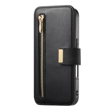 Wallet Phone Case til iPhone 15 med Ring & Stand