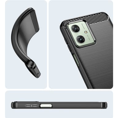 Beskyttende Moto G54 Telefoncover - Sort