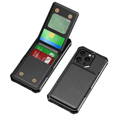 Google Pixel 8 Pro Cover, Pungcover i PU-læder med Kortholder og Stander