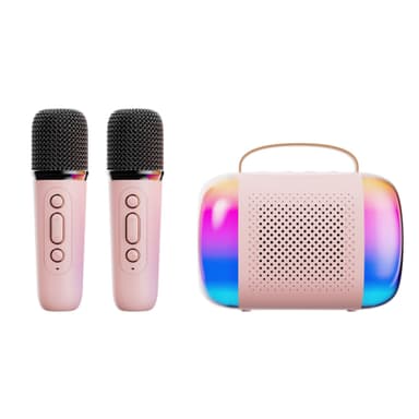 Y5-Dual Mic Home Karaoke Bluetooth Speaker Microphone
