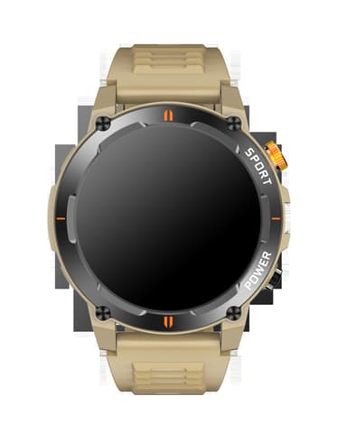 Smart Watch med puls- og blodtryksmåler Gul
