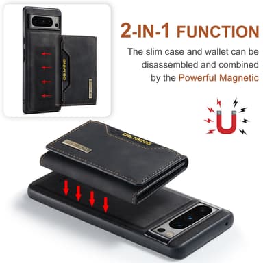 M2 Magnetic Wallet Case til Google Google Pixel 9/Google Pixel 9 Pro