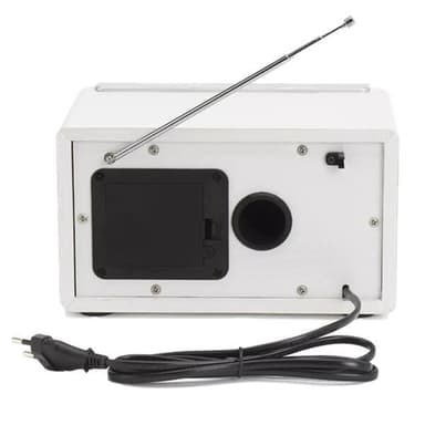 Denver FM/AM-radio TR-63W med AUX-indgang og klassisk design