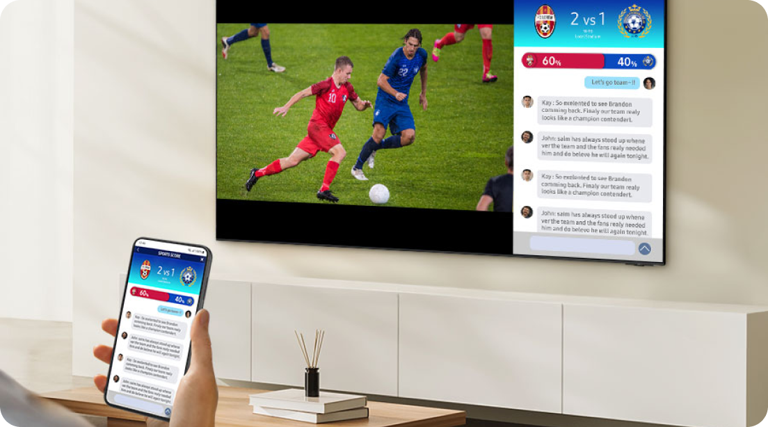 MultiView splitter skærmen på dit Samsung TV