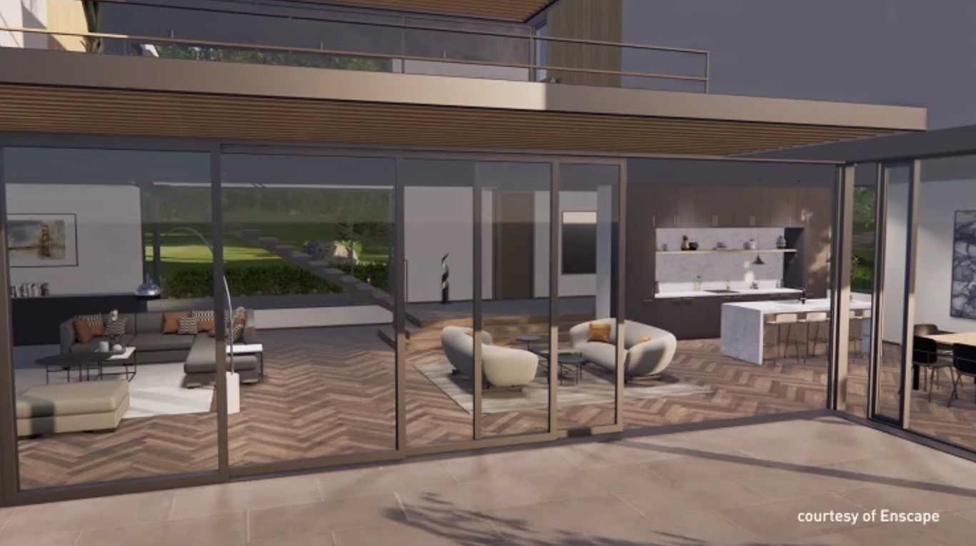Nvidia - Nvidia Studio - illustration af arkitektonisk visualisering