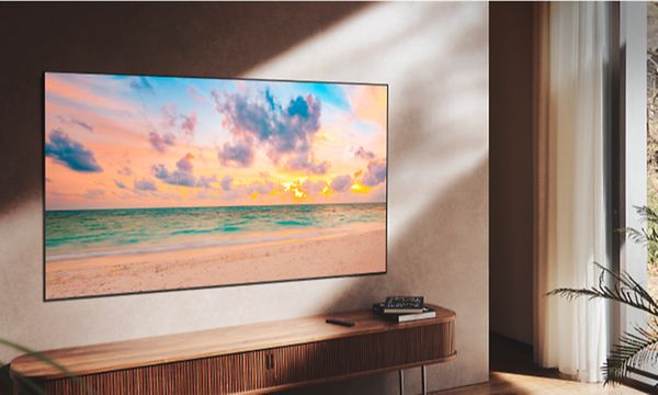 Samsung TV QLED TV i stue
