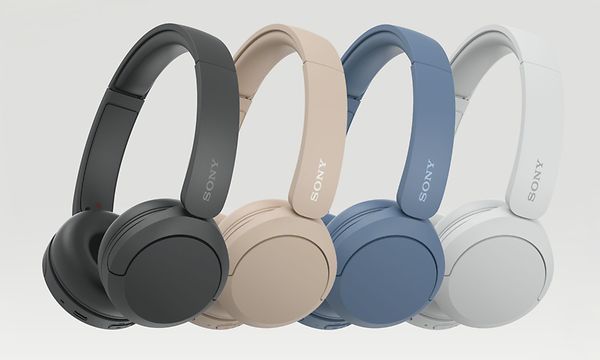 Sony WH-CH520 headphones available in a variety of colours