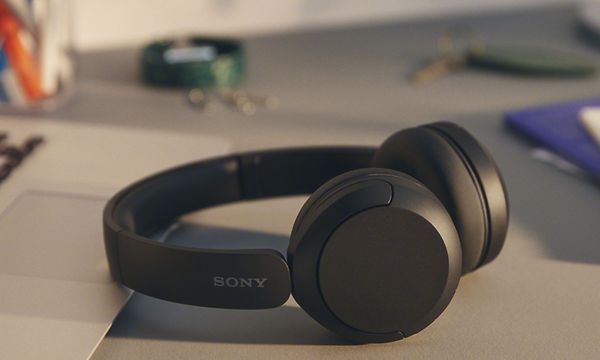 Black Sony WH-CH520 headphones on a table